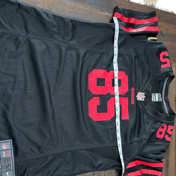 NIKE KITTLE jersey Women's Black and Red 49ers Jersey NWOT - Picture 6 of 9